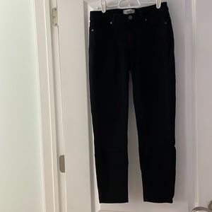 Black Paige Verdugo crop skinny jeans, size 27, in good condition